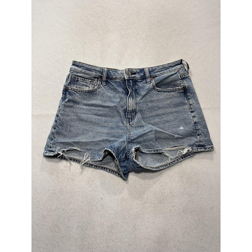 American Eagle Womens 8 Blue Denim Cut Off Raw Hem Shorts AEM120605U9A